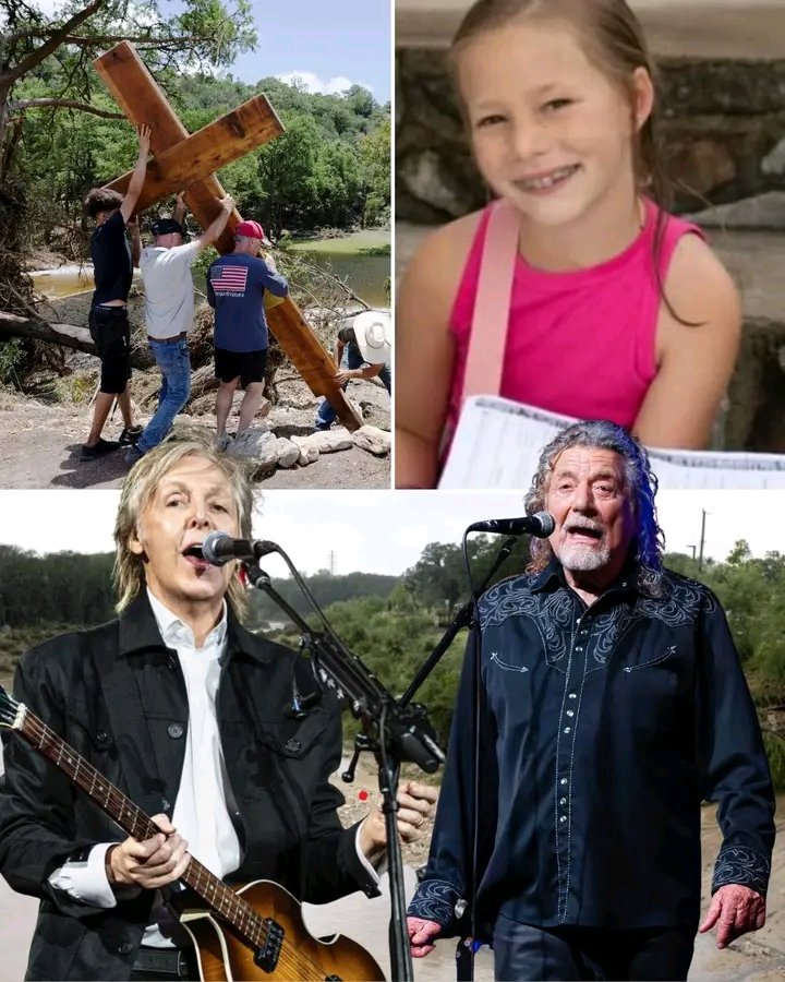 When Legends Kneel for a Little Angel: Paul McCartney and Robert Plant’s Silent Tribute to Emily in Flood-Stricken Texas