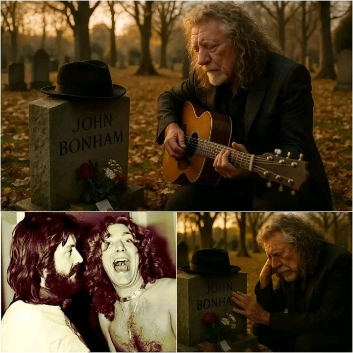 “He Stood Alone… But His Voice Carried Two Hearts” — Robert Plant Quietly Visits John Bonham’s Grave to Sing the Unfinished Song That Bound Them Forever