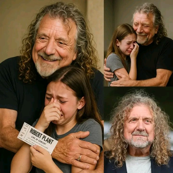 From Tears to Triumph — How Robert Plant’s Unexpected Act of Kindness Turned a Young Fan’s Broken Heart Into a Night She’ll Never Forget