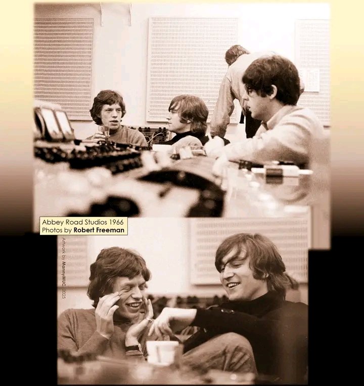 Superstar Mixing Session: Mick Jagger Visits the Beatles During ‘Revolver’ Recording at Abbey Road Studios, Joins John Lennon and Paul McCartney at the Iconic Mixing Console