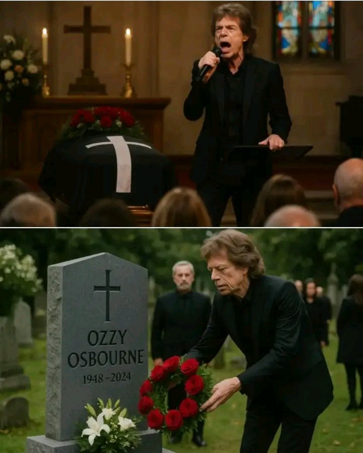 A Birthday Turned Benediction: Mick Jagger’s Heartbreaking Tribute to Ozzy Osbourne in a Candlelit Chapel That Silenced the World