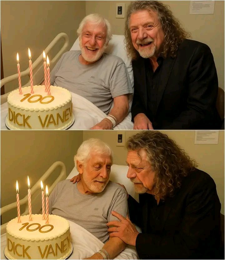 When Legends Meet: Dick Van Dyke Turns 100 and Robert Plant Serenades the Iconic Star in a Once-in-a-Century Birthday Tribute That Merged Hollywood Grace with Rock Royalty