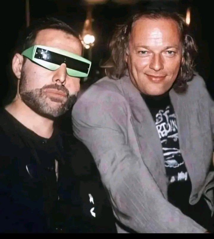 When Legends Shared Laughter: Freddie Mercury and David Gilmour at Roger Taylor’s 40th Birthday Bash in Surrey, July 28, 1989